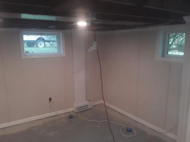 Finishing Unfinished Walls In Angola, NY