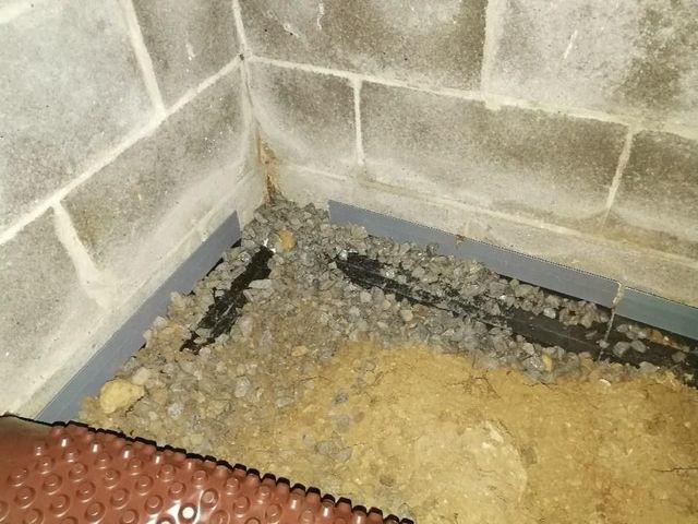 Working in a small, messy crawl space