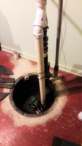 Home's Existing Sump Pump