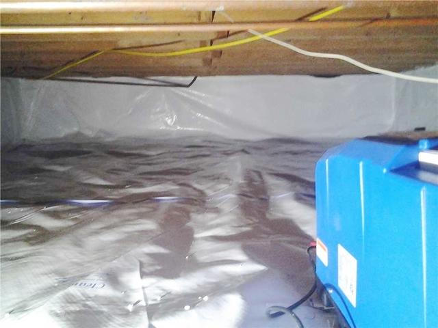 Vapor Barrier & Crawl Space Dehumidifier