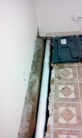 Grosse Ile, Mi Interior Drainage System Placed