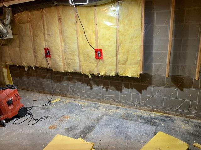 Cutting on Insulation Wall