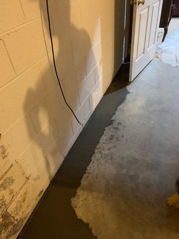 The WaterGuard has been installed and the basement will never flood again!