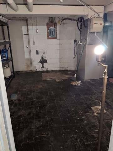 Unfinished Basement After