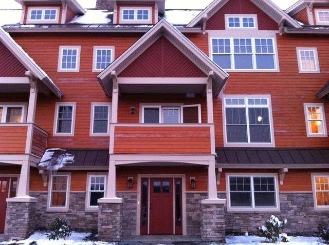 Front of Beautiful Ski Home