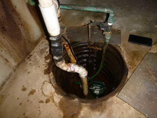 Existing Sump Pump