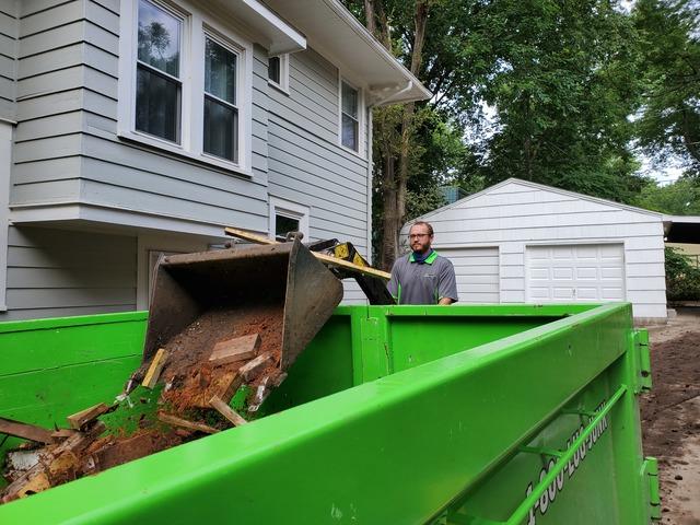 Yard Debris & Waste Removal - Dirt Removal in Kansas City, MO - During Removal