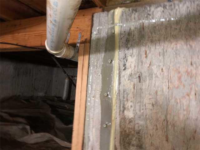 This crawlspace was dirty and smelly before we came in to fix it