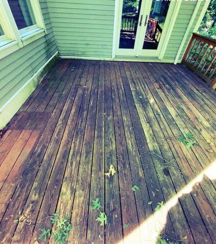 Before Power Washing