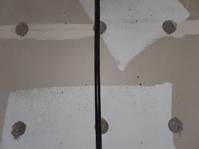 Wall in Elevator Shaft Insulated with Tru-Soft™ cellulose