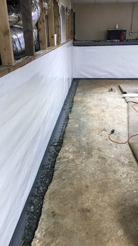 CleanSpace Vapor Barrier and WaterGuard Installation