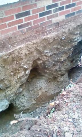 Dearborn, MI Porch Helical Pier Foundation Repair