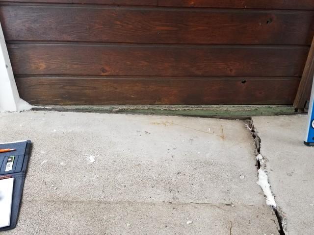 Cracked Breezeway in Duluth, MN