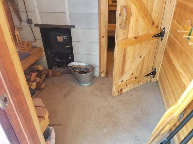 Changing Area of Sauna Building