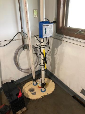 TripleSafe™ Sump Pump Installed