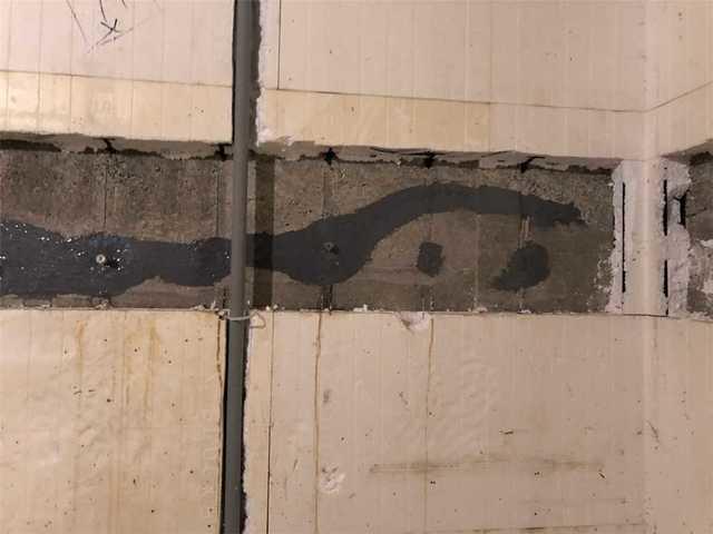 Horizontal Epoxy Crack Injection