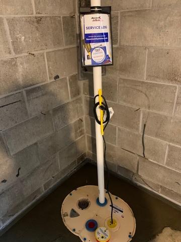 Post Sump Pump Installation