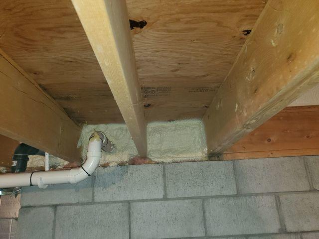 Spray Foam to Basement Rim Joists