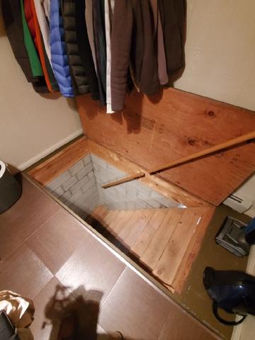 Crawl Space Access in Home