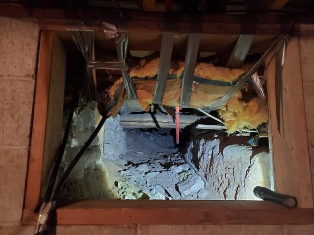 Poorly Insulated Crawl Space