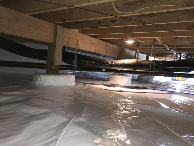 Finished Crawl Space Results