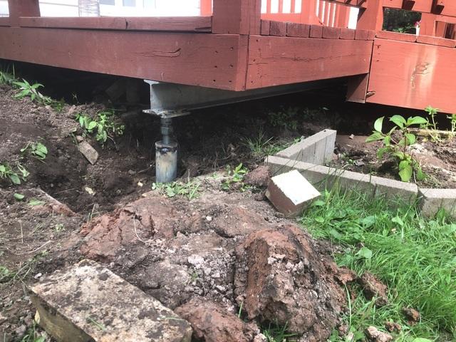 Support Beam and Piers