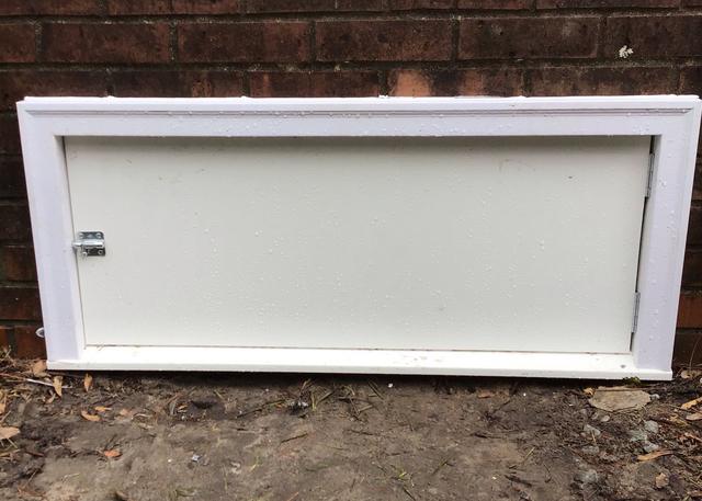Custom PVC Crawl Space Door
