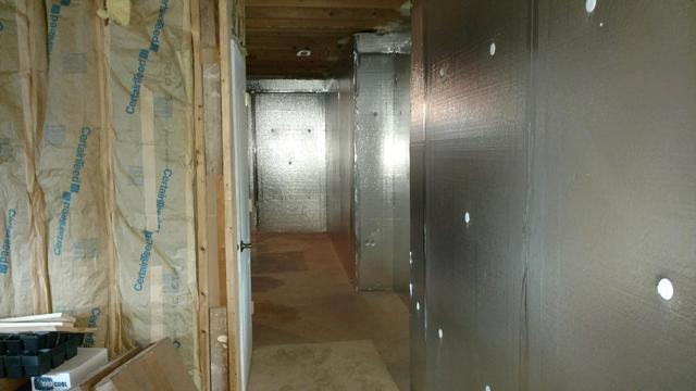 We insulated these basement walls with 3HT.