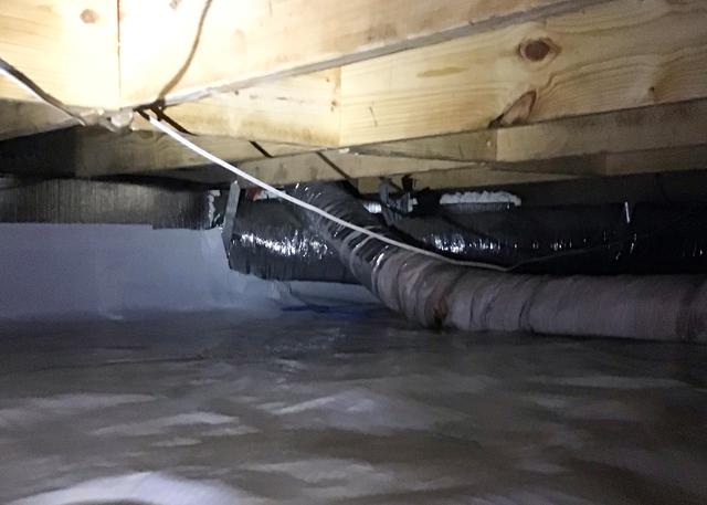 Reducing Moisture in the Crawl Space