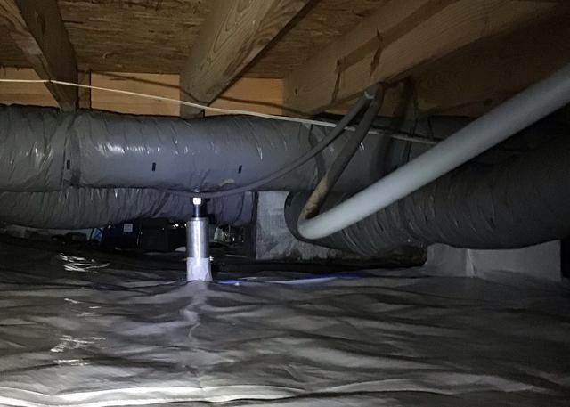 By installing the CleanSpace Encapsulation System along with the SmartJacks we are able to remedy the issues that plagued the home with sloping floors.