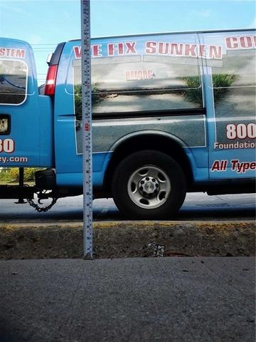 Sunken Concrete Slabs