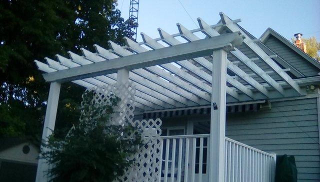 Pergola Roof Installation in Grand Ledge