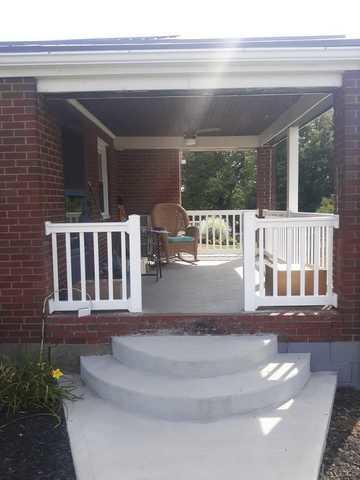 White Vinyl Split Rail Fence