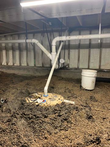 Post Sump Pump Installation