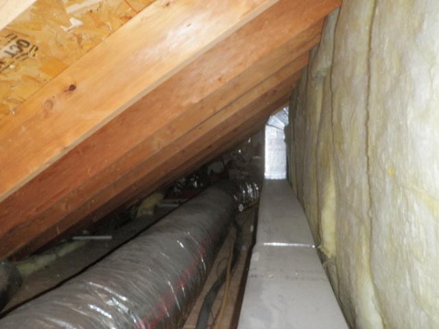 Salisbury, Maryland Attic Kneewall Insulation Improves Home Comfort