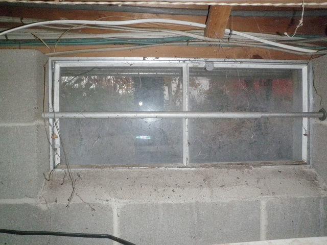 Old Basement Window Causes Cold Basement in Hockessin, Delaware