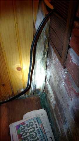 Before Basement waterproofing 4