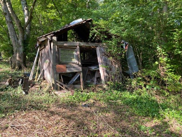 Old structures like this shed can compromise an inspection