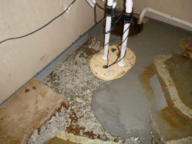 Sump Pump Installation