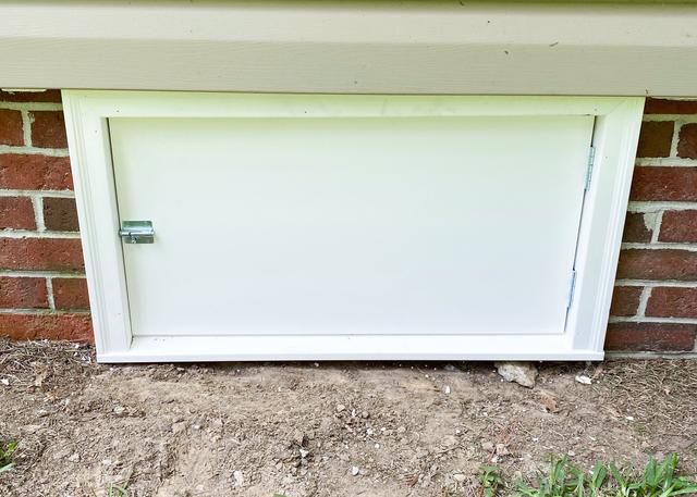 Custom PVC Crawl Space Door