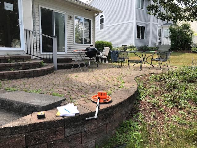 Getting ready to remove the paved patio