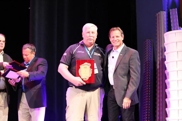 Howard with Larry Janesky, CEO of Basement Systems