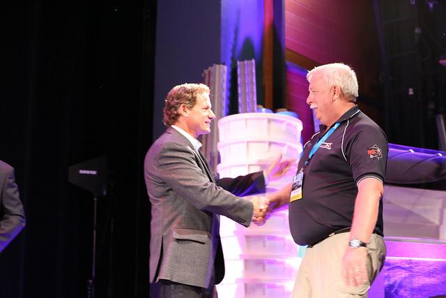 Howard with Larry Janesky