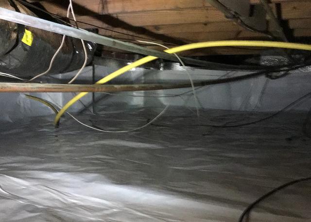 By installing the CleanSpace Encapsulation System our crew can help the homeowner seal out the winter drafts making the home warm in the colder months.