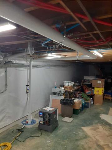 Radon System Tied into Sump pump