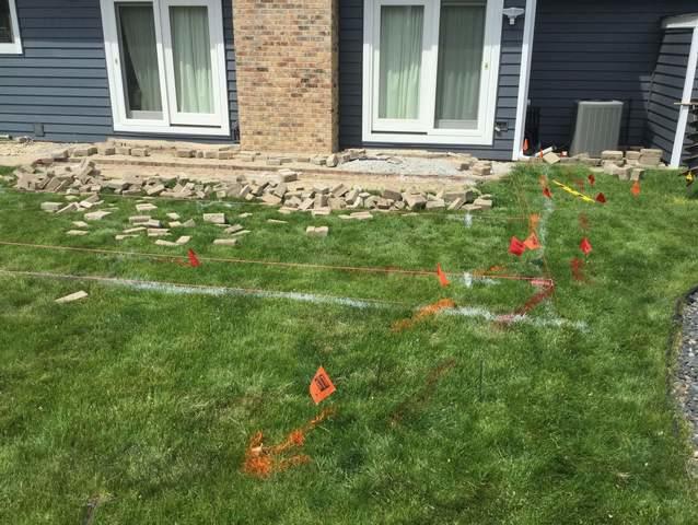 Marking where the dec will be built