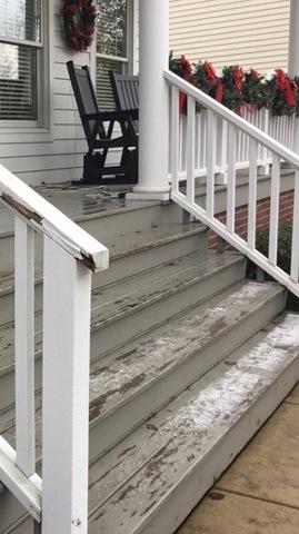Ready to replace this old wood deck with a low maintenance deck