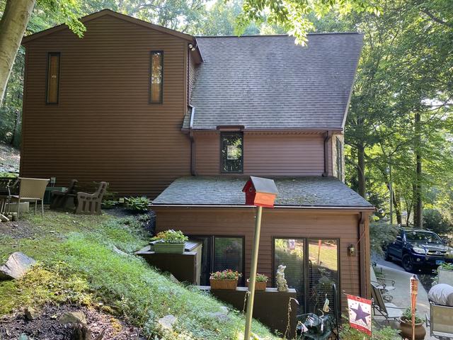 Back side of home with the Florida roof attachment.