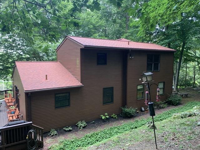 Back view of home.