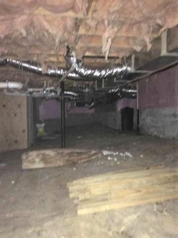 Moist Crawl Space Interior